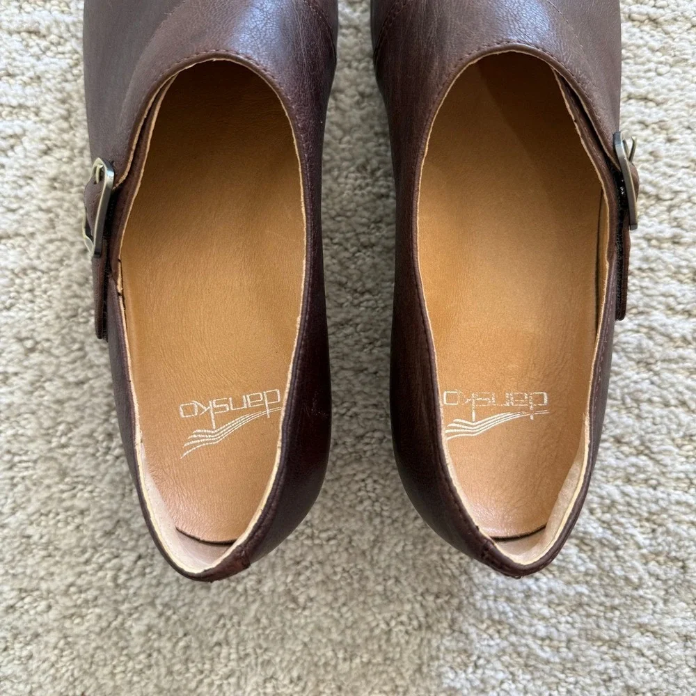 NEW‎ Dansko MARISA BURNISHED NUBUCK 8.5-9 Leather Slip On Shoe 39 COMFORT WOMEN